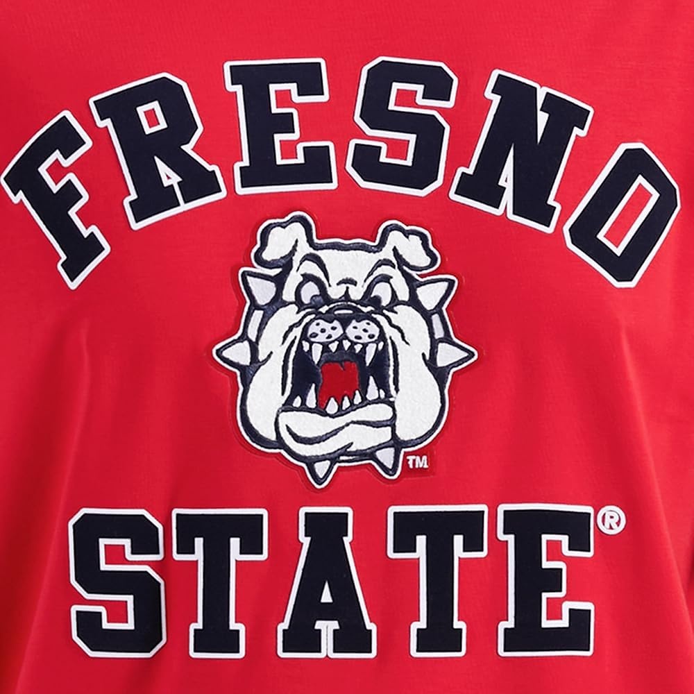 image:imagePro Standard NCAA mens Pro Standard Mens Classic Chenille Brushed Back French Terry Crewneck SweatshirtTeam Color