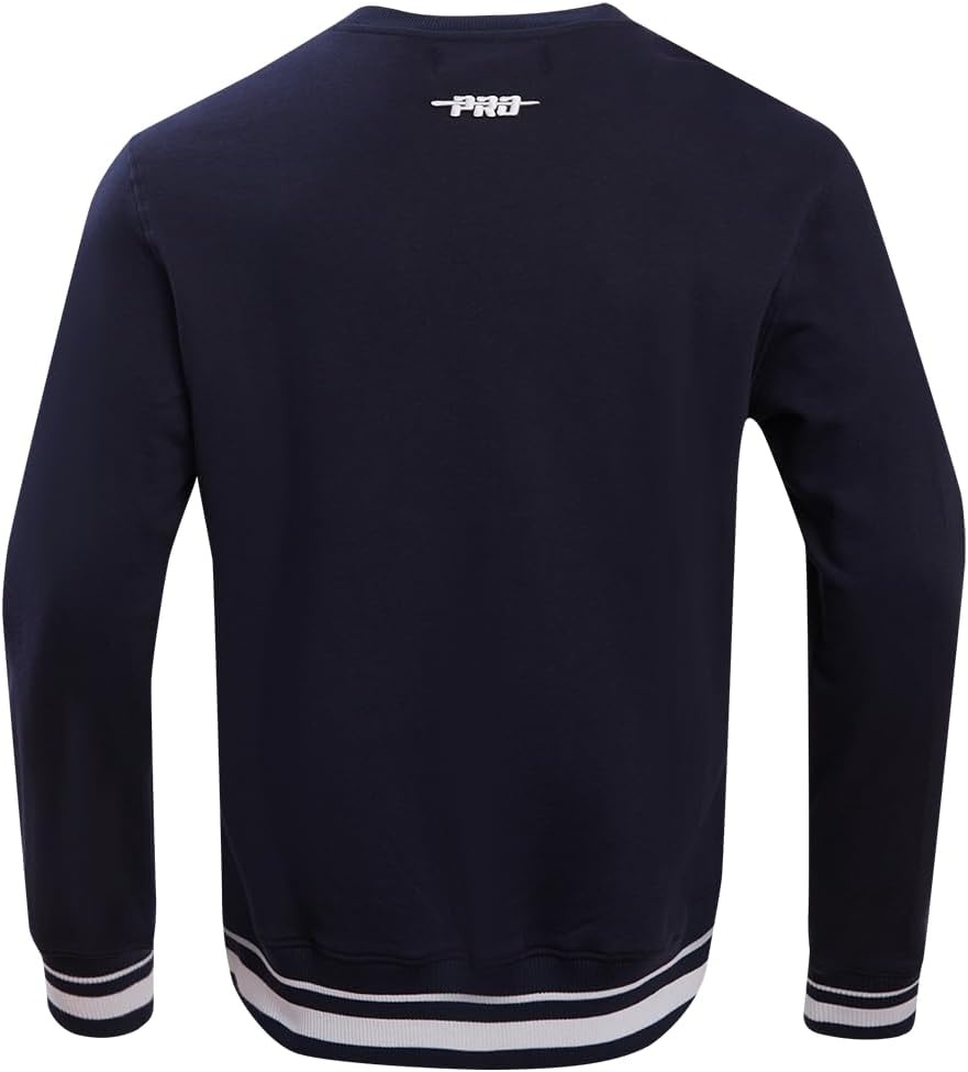 image:imagePro Standard NCAA mens Pro Standard Mens Classic Chenille Brushed Back French Terry Crewneck SweatshirtTeam Color