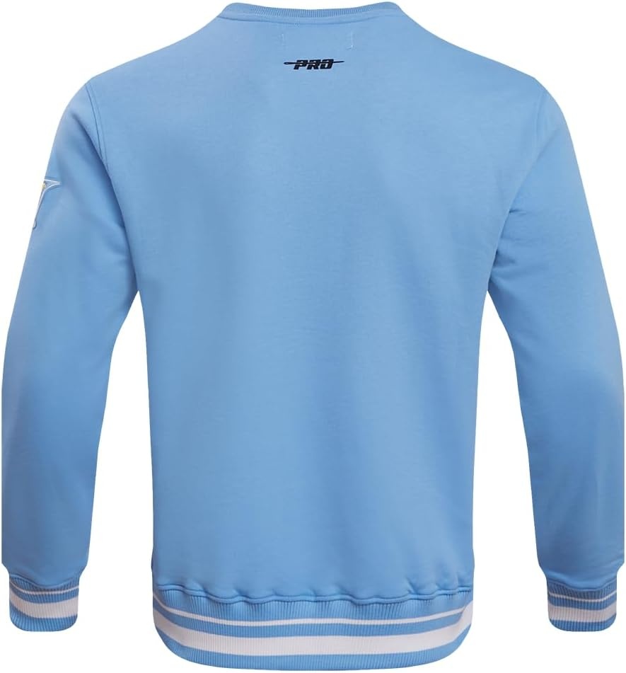 image:imagePro Standard NCAA mens Pro Standard Mens Classic Chenille Brushed Back French Terry Crewneck SweatshirtTeam Color