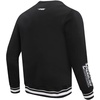 Pro Standard NCAA mens Pro Standard Mens Classic Chenille Brushed Back French Terry Crewneck Sweatshirt(Black)