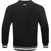 Pro Standard NCAA mens Pro Standard Mens Classic Chenille Brushed Back French Terry Crewneck Sweatshirt(Black)