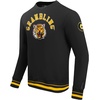 Pro Standard NCAA mens Pro Standard Mens Classic Chenille Brushed Back French Terry Crewneck Sweatshirt(Black/Yellow)
