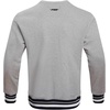 Pro Standard NCAA mens Pro Standard Mens Classic Chenille Brushed Back French Terry Crewneck Sweatshirt(Heather Grey/Midnight Navy)