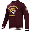 Pro Standard NCAA mens Pro Standard Mens Classic Chenille Brushed Back French Terry Crewneck Sweatshirt(Team Color)