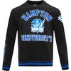 Pro Standard NCAA mens Pro Standard Mens Classic Chenille Brushed Back French Terry Crewneck Sweatshirt(Black/Royal Blue/Black)