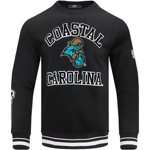 Pro Standard NCAA mens Pro Standard Mens Classic Chenille Brushed Back French Terry Crewneck Sweatshirt(Black)