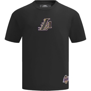 Pro Standard Mens Mens NBA Wingspan Cotton Short Sleeve Tee(Black)