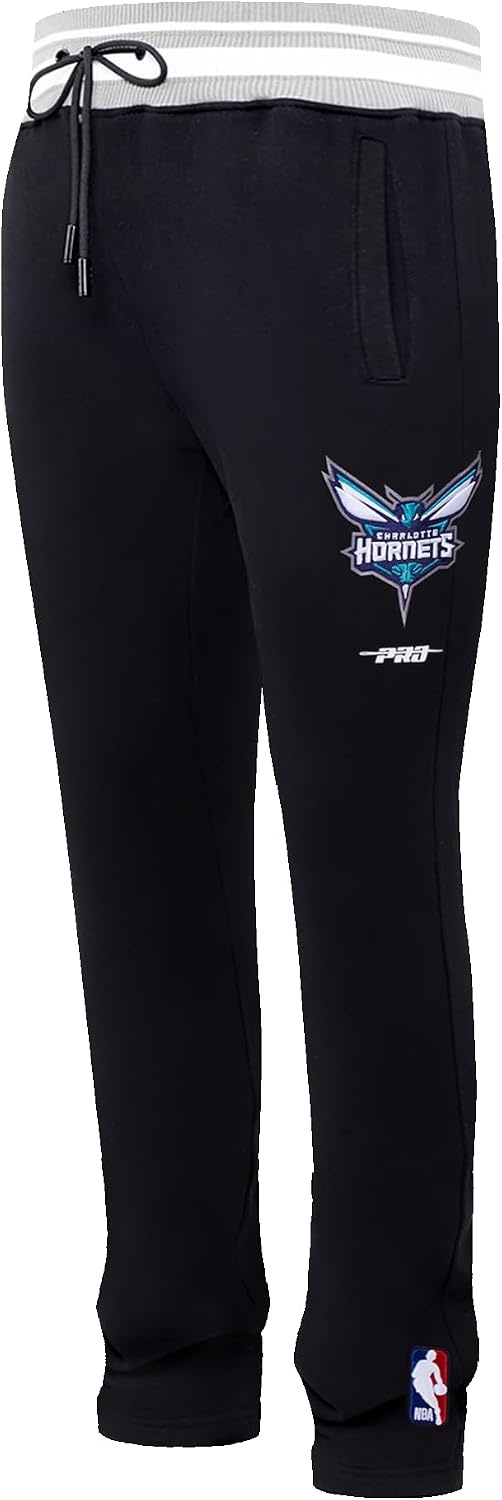 image:imagePro Standard Mens NBA Script Tail Brushed Back French Terry SweatpantBlackGray