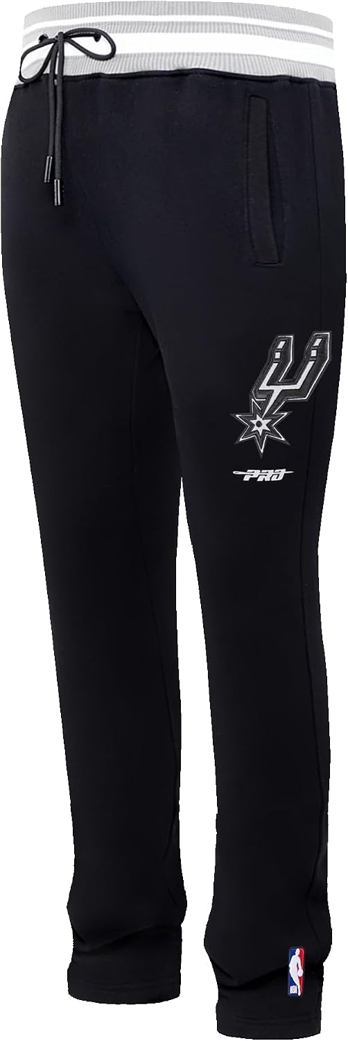 image:imagePro Standard Mens NBA Script Tail Brushed Back French Terry SweatpantBlackGray