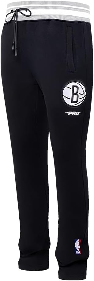 image:imagePro Standard Mens NBA Script Tail Brushed Back French Terry SweatpantBlackGray