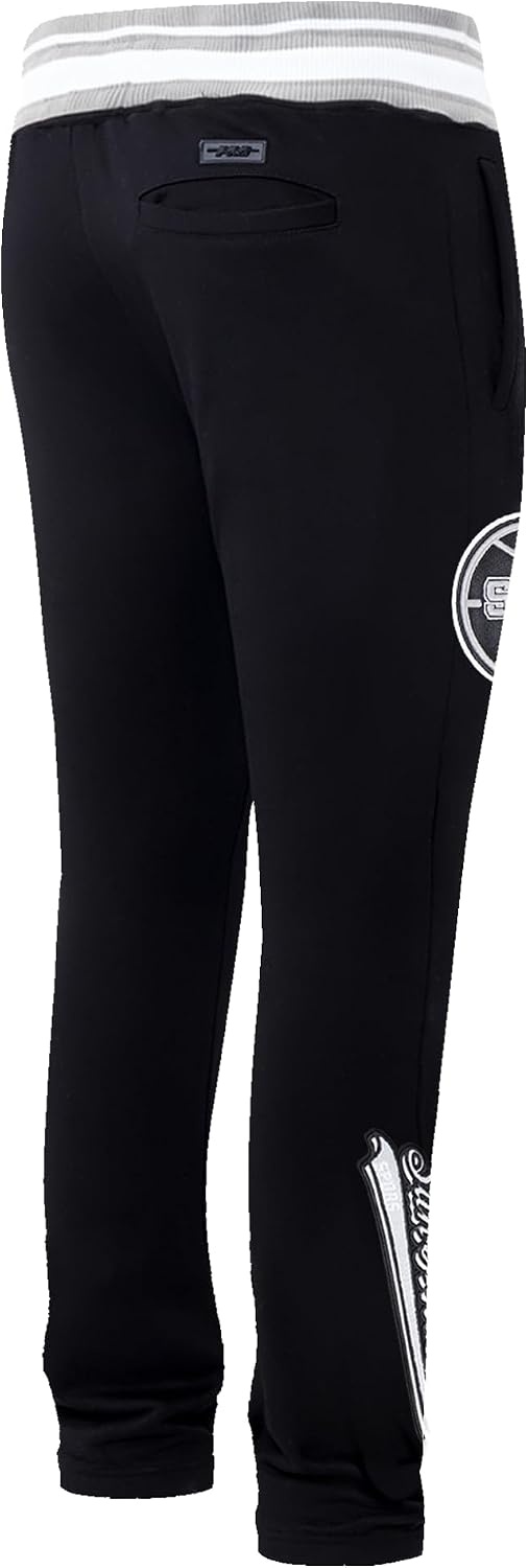 image:imagePro Standard Mens NBA Script Tail Brushed Back French Terry SweatpantBlackGray