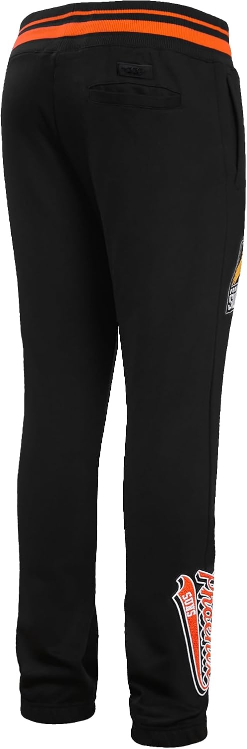 image:imagePro Standard Mens NBA Script Tail Brushed Back French Terry SweatpantBlackOrange