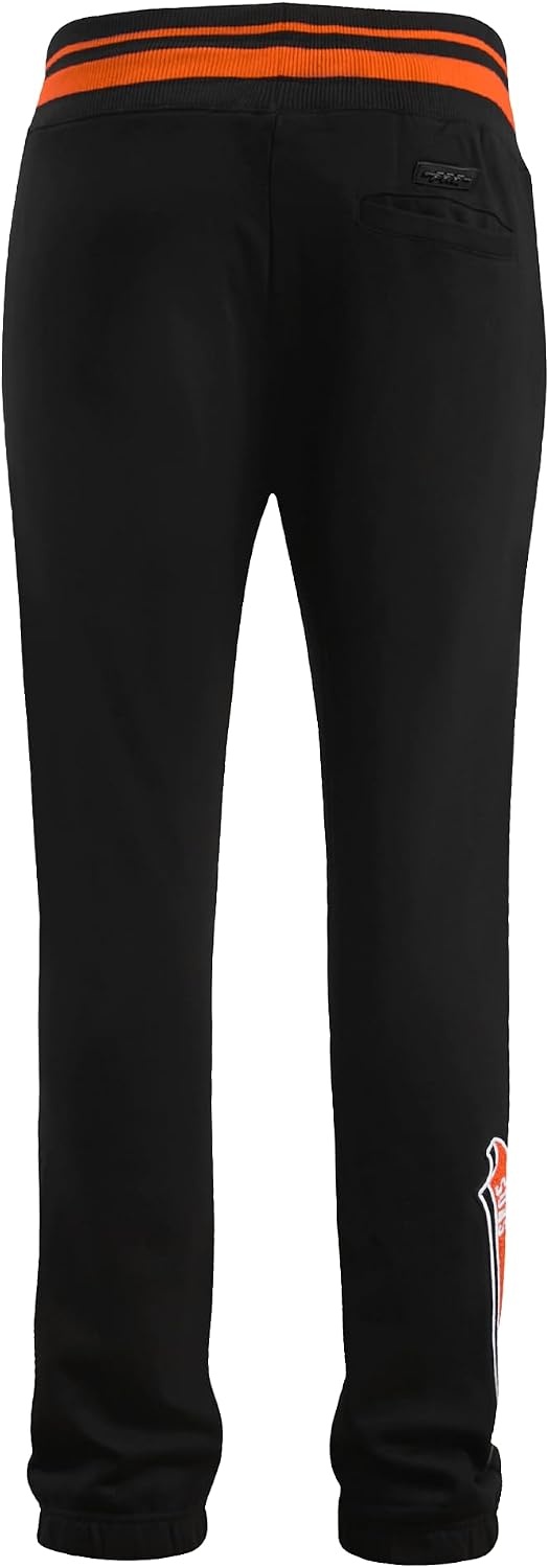 image:imagePro Standard Mens NBA Script Tail Brushed Back French Terry SweatpantBlackOrange