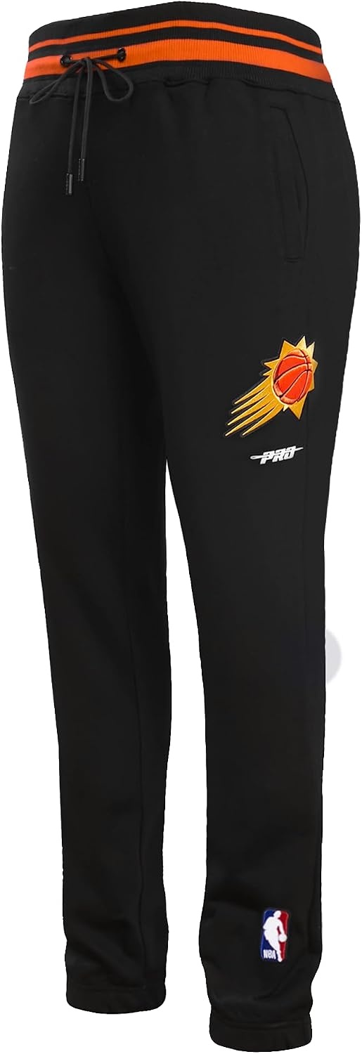 image:imagePro Standard Mens NBA Script Tail Brushed Back French Terry SweatpantBlackOrange