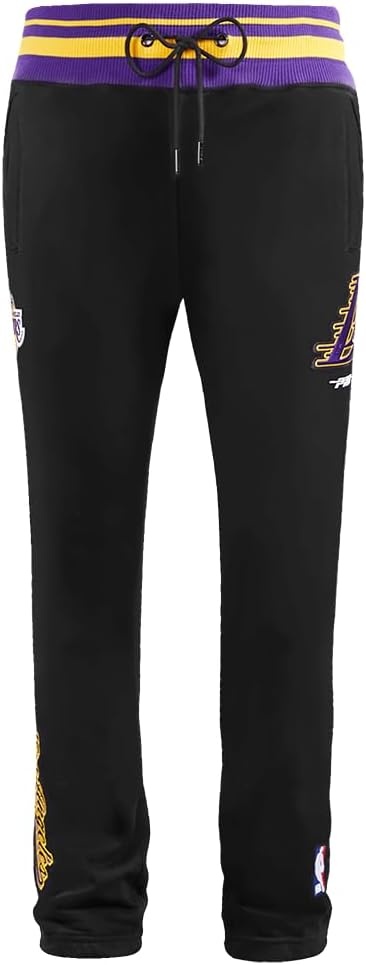 image:imagePro Standard Mens NBA Script Tail Brushed Back French Terry SweatpantBlackPurple