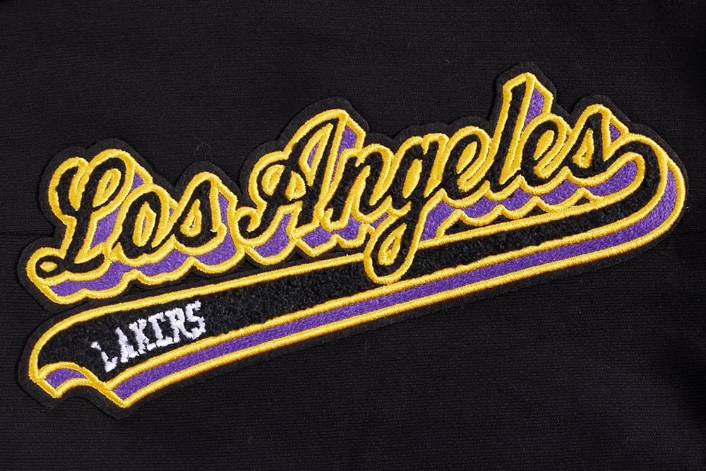 image:imagePro Standard Mens NBA Script Tail Brushed Back French Terry SweatpantBlackPurple
