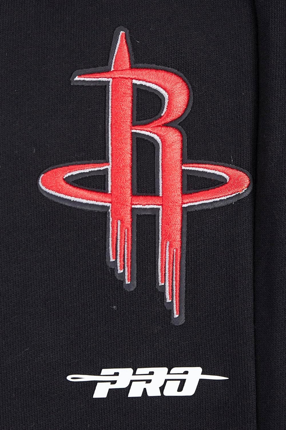 image:imagePro Standard Mens NBA Script Tail Brushed Back French Terry SweatpantBlackRedBlack