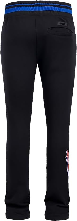 image:imagePro Standard Mens NBA Script Tail Brushed Back French Terry SweatpantBlackRoyal BlueBlack