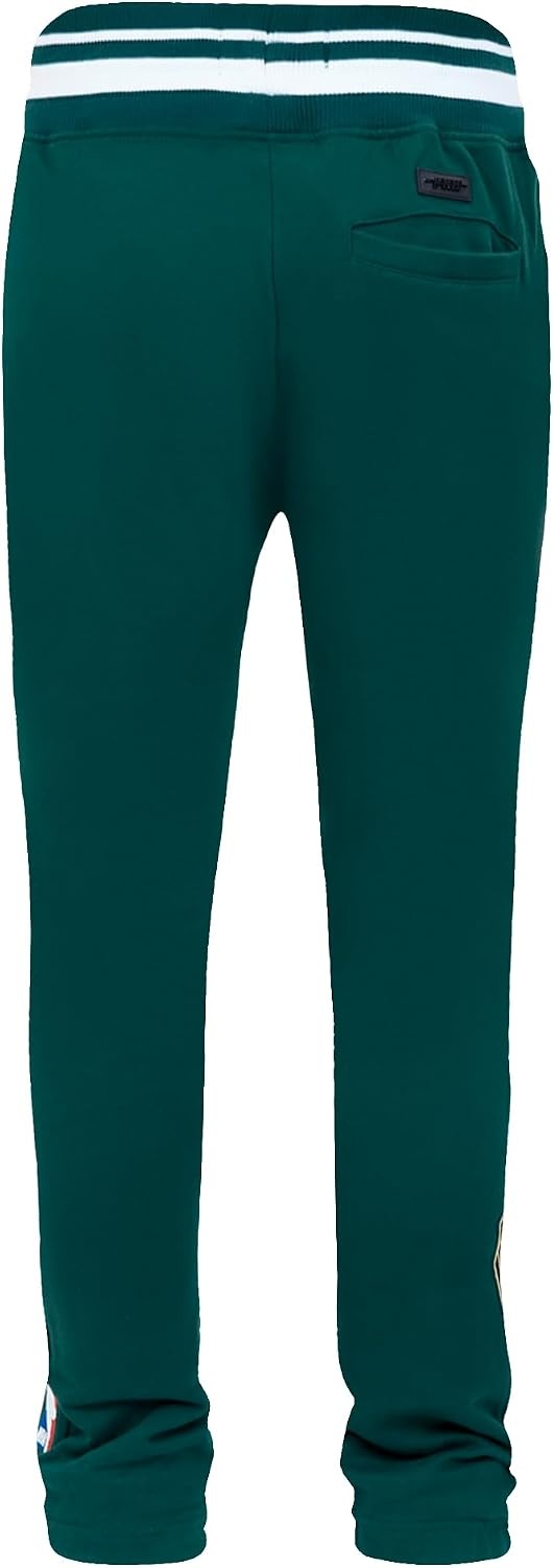 image:imagePro Standard Mens NBA Script Tail Brushed Back French Terry SweatpantForest Green