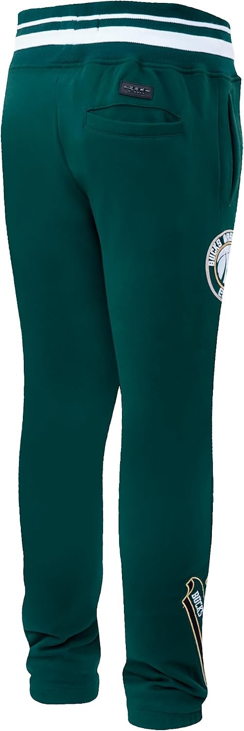 image:imagePro Standard Mens NBA Script Tail Brushed Back French Terry SweatpantForest Green