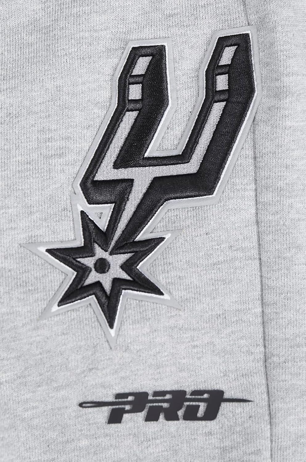 image:imagePro Standard Mens NBA Script Tail Brushed Back French Terry SweatpantHeather GrayBlack