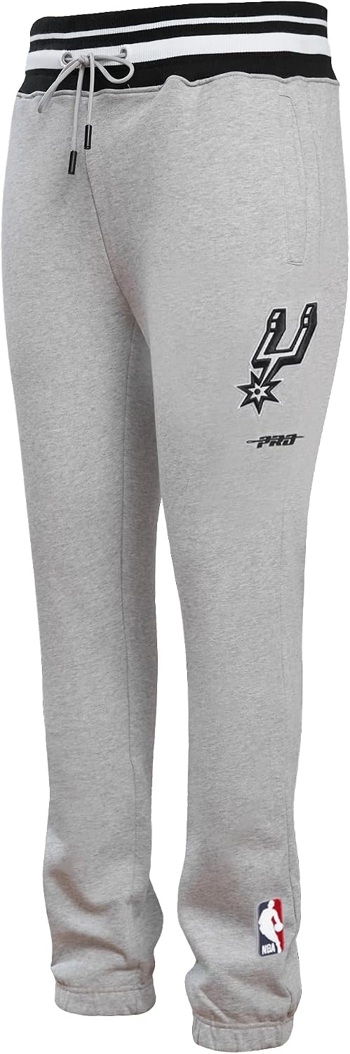 image:imagePro Standard Mens NBA Script Tail Brushed Back French Terry SweatpantHeather GrayBlack