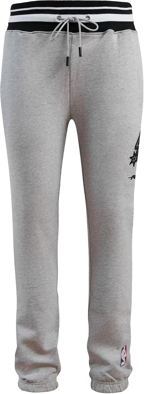 image:imagePro Standard Mens NBA Script Tail Brushed Back French Terry SweatpantHeather GrayBlack
