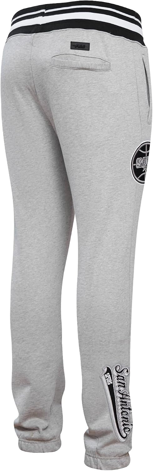image:imagePro Standard Mens NBA Script Tail Brushed Back French Terry SweatpantHeather GrayBlack