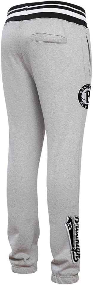 image:imagePro Standard Mens NBA Script Tail Brushed Back French Terry SweatpantHeather GrayBlack