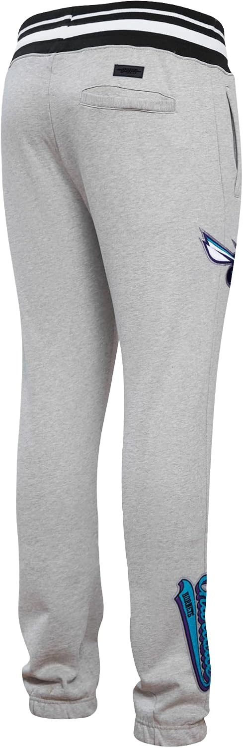 image:imagePro Standard Mens NBA Script Tail Brushed Back French Terry SweatpantHeather GrayBlack