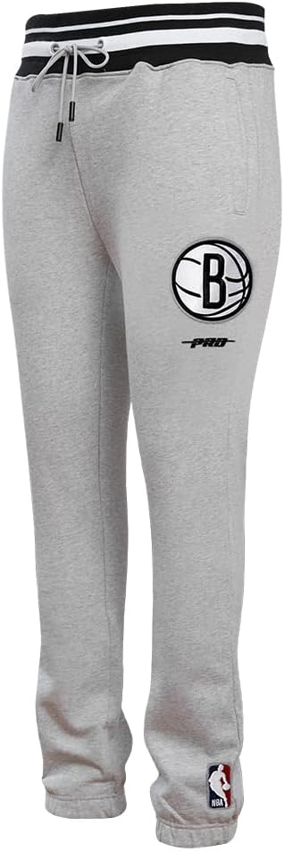 image:imagePro Standard Mens NBA Script Tail Brushed Back French Terry SweatpantHeather GrayBlack