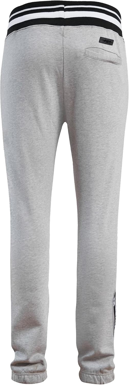 image:imagePro Standard Mens NBA Script Tail Brushed Back French Terry SweatpantHeather GrayBlack