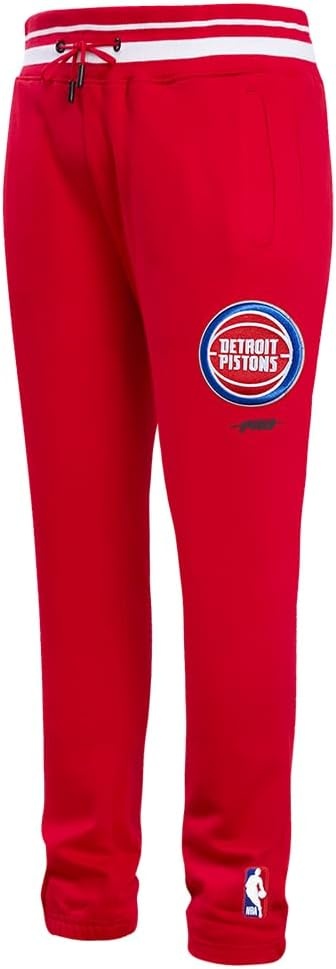 image:imagePro Standard Mens NBA Script Tail Brushed Back French Terry SweatpantRed