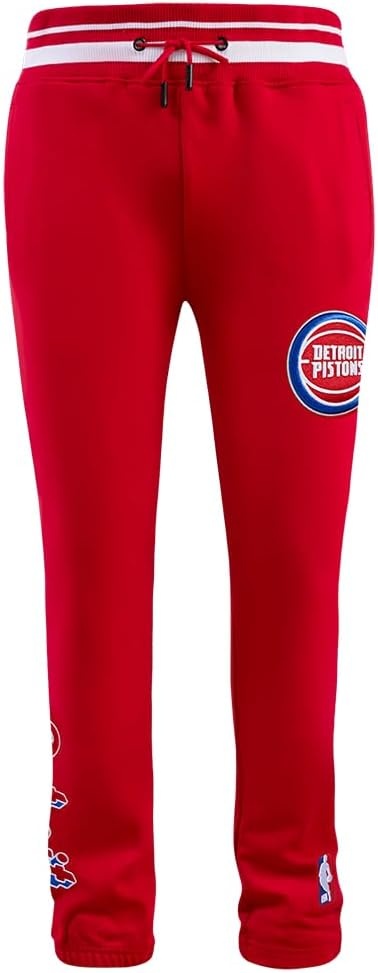image:imagePro Standard Mens NBA Script Tail Brushed Back French Terry SweatpantRed