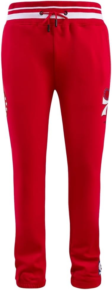 image:imagePro Standard Mens NBA Script Tail Brushed Back French Terry SweatpantRed