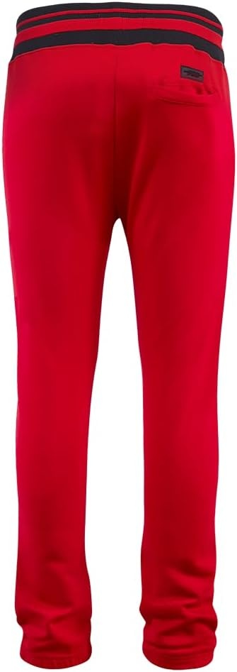 image:imagePro Standard Mens NBA Script Tail Brushed Back French Terry SweatpantRedBlack