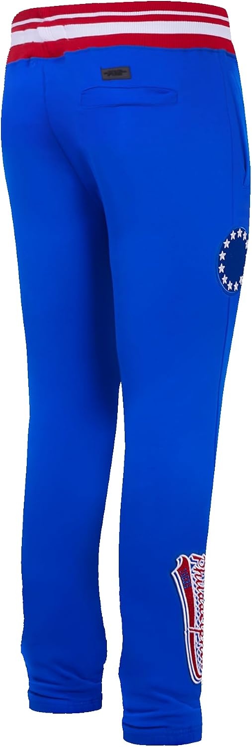 image:imagePro Standard Mens NBA Script Tail Brushed Back French Terry SweatpantRoyal BlueRed