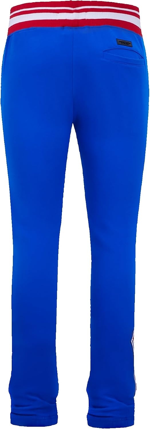 image:imagePro Standard Mens NBA Script Tail Brushed Back French Terry SweatpantRoyal BlueRed