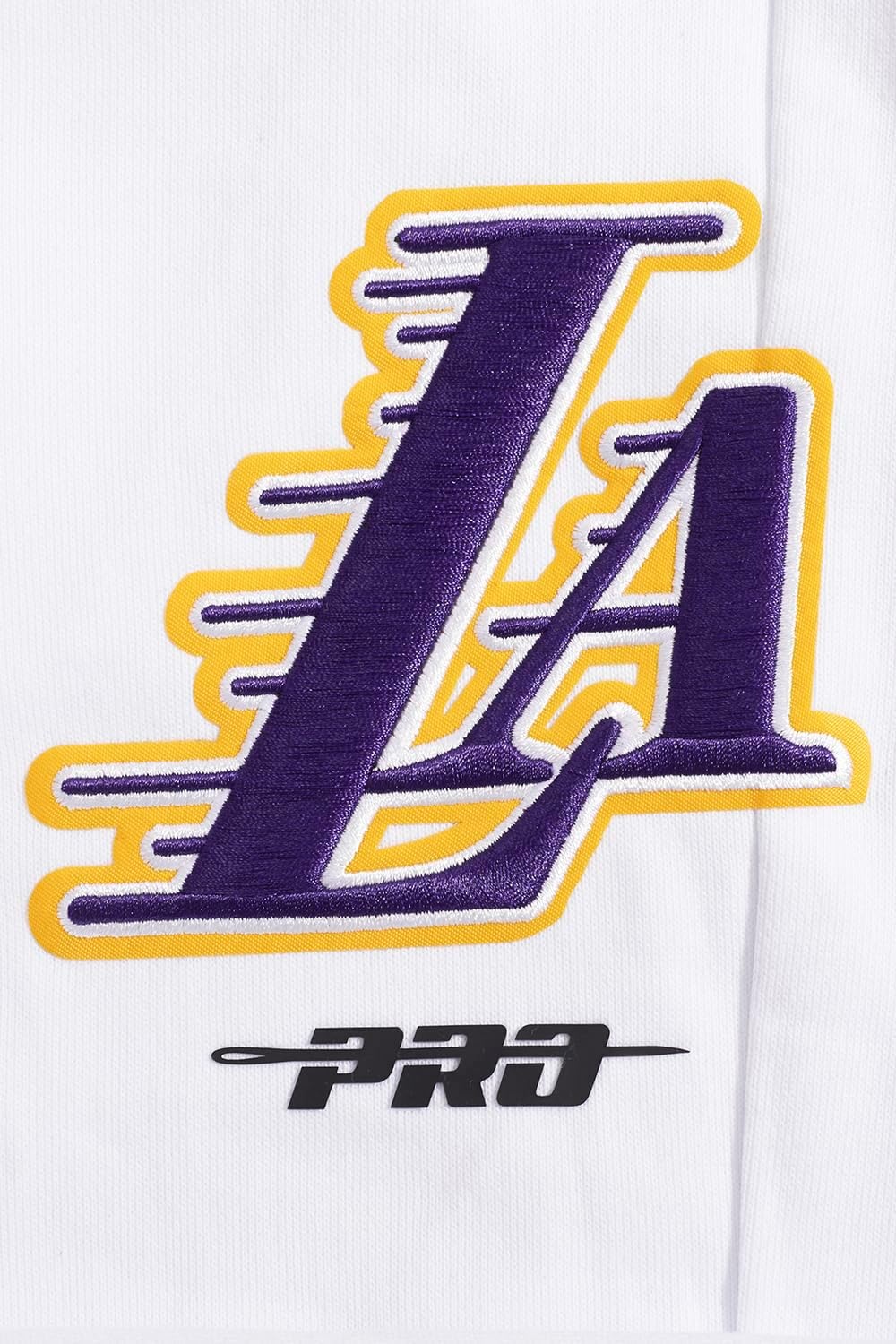 image:imagePro Standard Mens NBA Script Tail Brushed Back French Terry SweatpantWhiteBlack