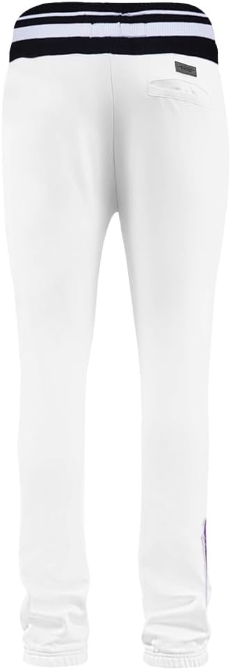 image:imagePro Standard Mens NBA Script Tail Brushed Back French Terry SweatpantWhiteBlack