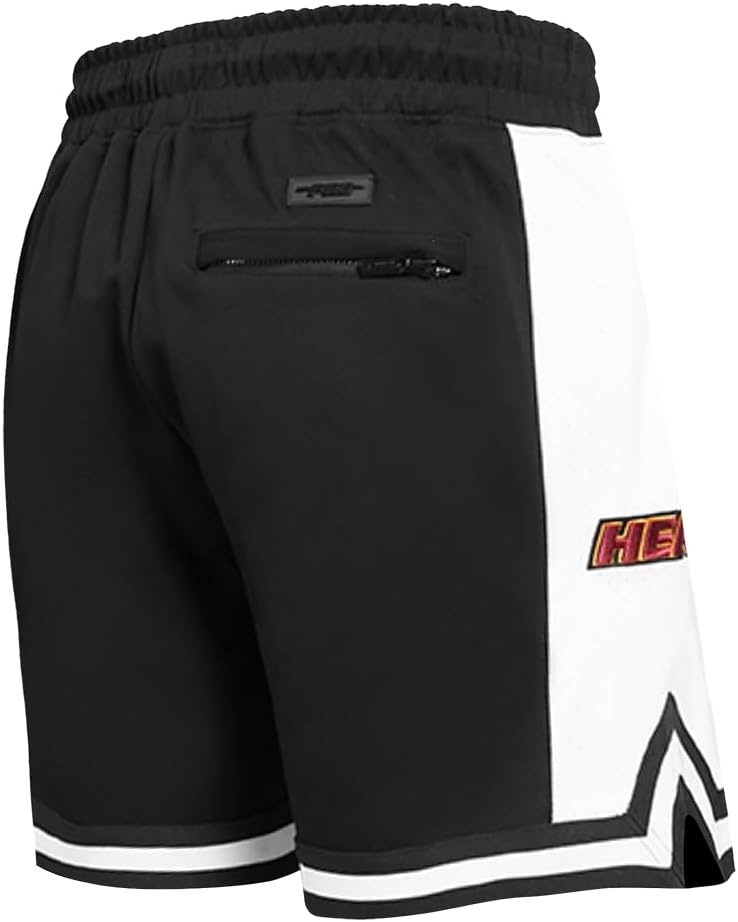 image:imagePro Standard NBA Mens Pro Standard Mens NBA Script Tail Cotton Double Knit Athletic ShortBlack