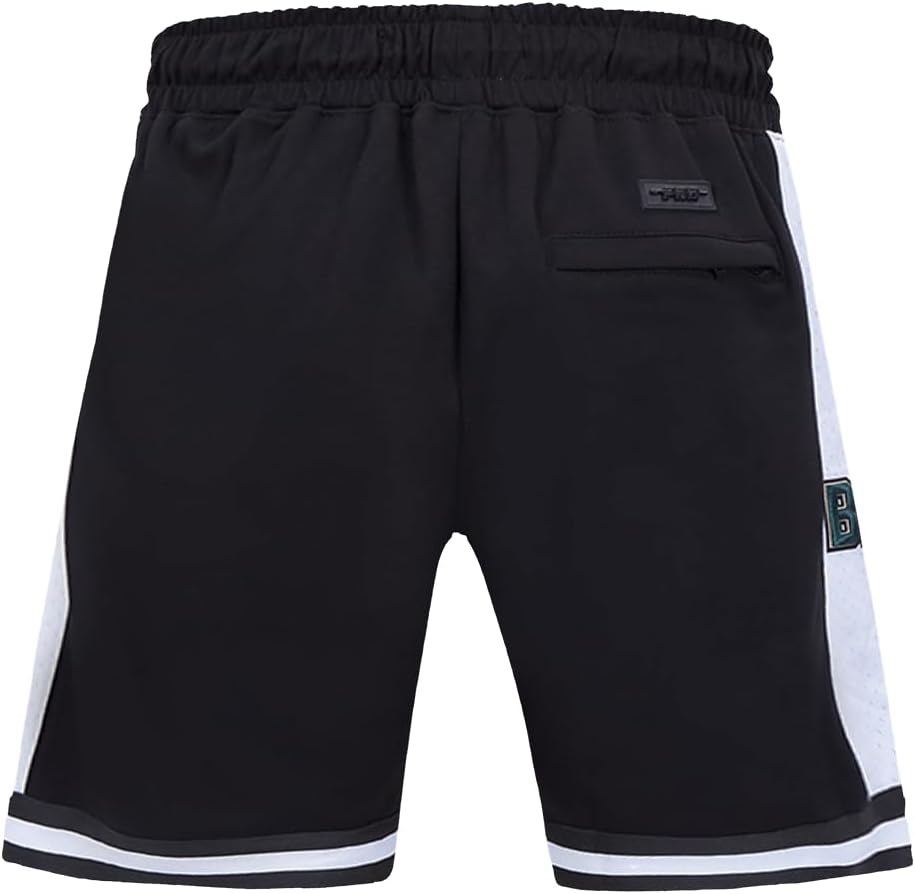 image:imagePro Standard NBA Mens Pro Standard Mens NBA Script Tail Cotton Double Knit Athletic ShortBlack