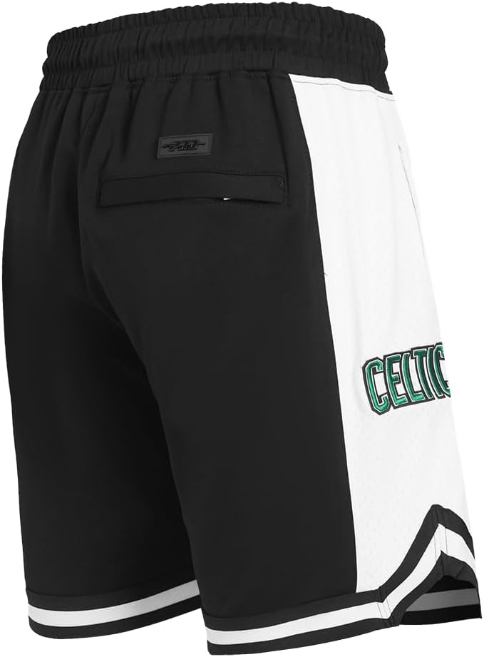 image:imagePro Standard NBA Mens Pro Standard Mens NBA Script Tail Cotton Double Knit Athletic ShortBlack