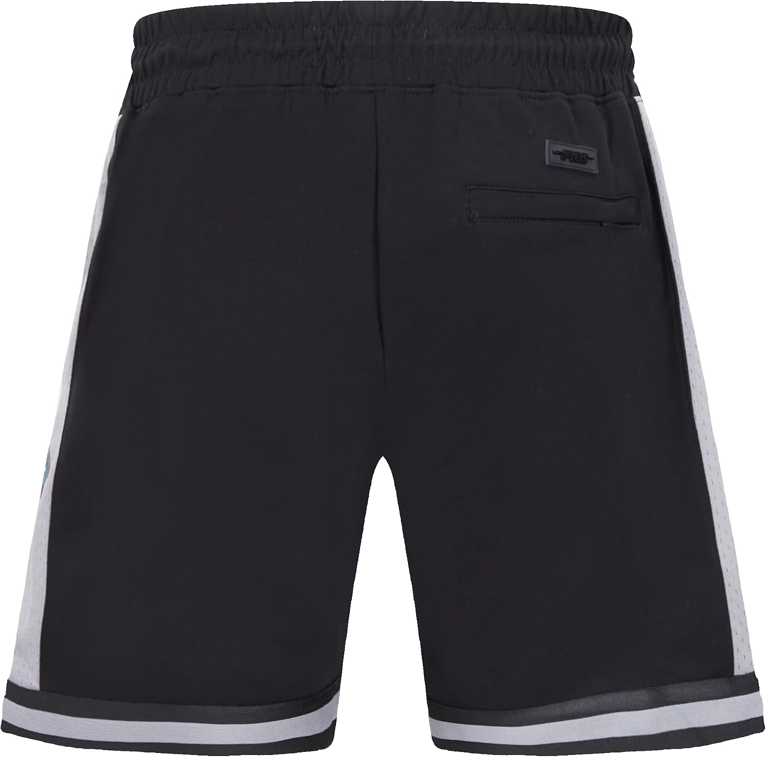 image:imagePro Standard NBA Mens Pro Standard Mens NBA Script Tail Cotton Double Knit Athletic ShortBlackGray