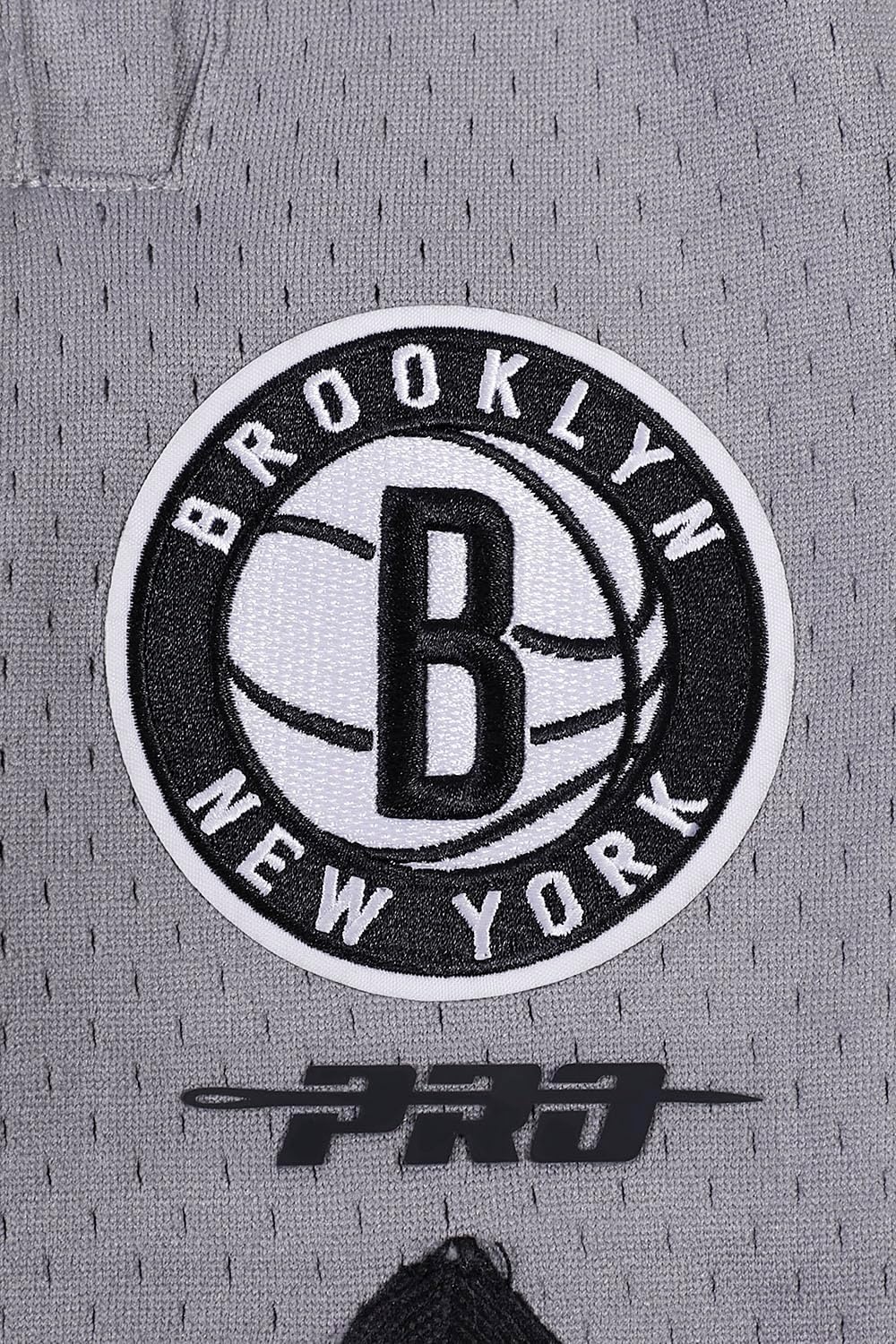 image:imagePro Standard NBA Mens Pro Standard Mens NBA Script Tail Cotton Double Knit Athletic ShortBlackGray