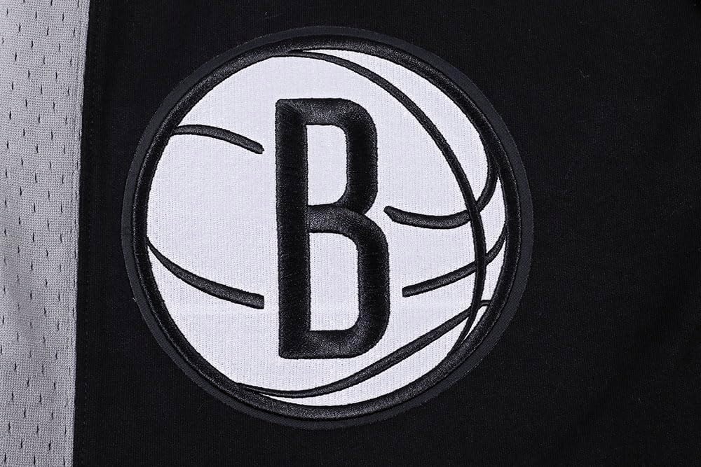 image:imagePro Standard NBA Mens Pro Standard Mens NBA Script Tail Cotton Double Knit Athletic ShortBlackGray