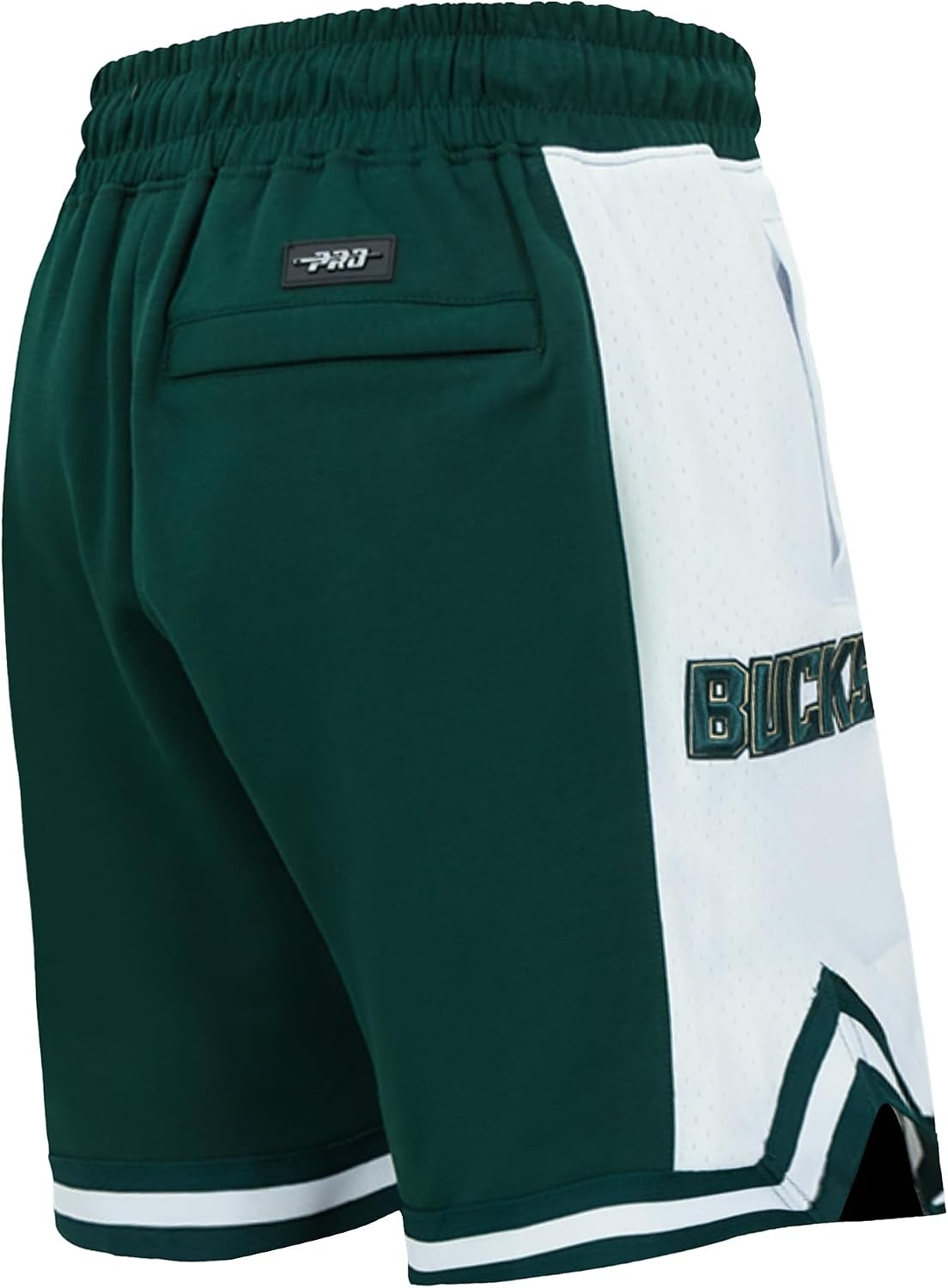 image:imagePro Standard NBA Mens Pro Standard Mens NBA Script Tail Cotton Double Knit Athletic ShortForest Green