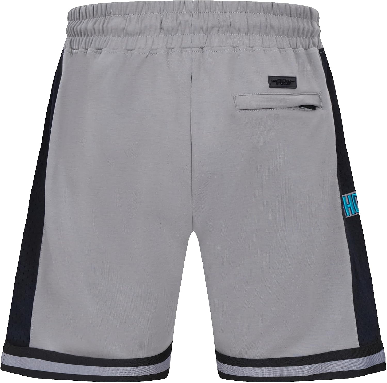 image:imagePro Standard NBA Mens Pro Standard Mens NBA Script Tail Cotton Double Knit Athletic ShortGrayBlack