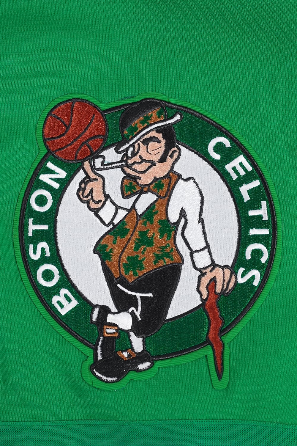 image:imagePro Standard NBA Mens Pro Standard Mens NBA Script Tail Cotton Double Knit Athletic ShortKelly Green