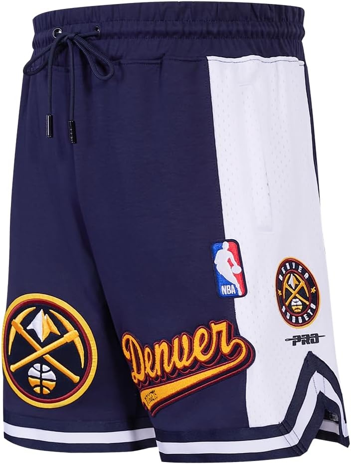 image:imagePro Standard NBA Mens Pro Standard Mens NBA Script Tail Cotton Double Knit Athletic ShortMidnight Navy